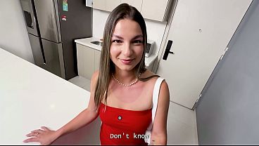 Hot Stepsister with perfect pink pussy gets pounded balls deep by the big dick of her stepbro