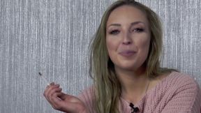 Sexy brunette in bodystockings likes fuck after casting