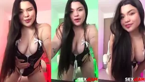 Natural-Titted Brunette Shows Off Her Assets in Steamy Homemade Video