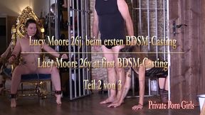 lucy moore 26j. beim bdsm bi-sklavinnen-casting - teil 2 von 3