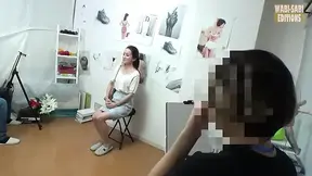 Sweet married wifey model gets hired for a surprise doggy suck