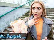 Public Agent Russian Blonde Caty Kiss Loves a Big Cock