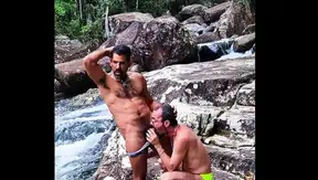 Minas Gerais Tourist Gets Loaded by Big–Cock Daddy in Public Gay Anal Scene