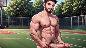 Muscular and Fully Nude