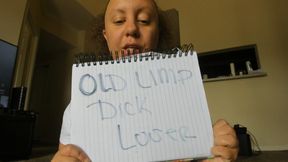 Old Loser With Limp Dick Cant Get Hard