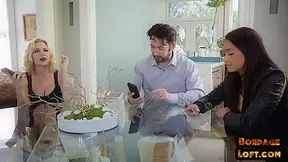Cumswap stepdaughter assfucked in 3some with stepdaddy