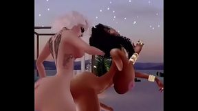 My step Mom Came out the Closet Today and Told Everyone She&rsquo_s a Futa. Her and Her Futa Friend went Crazy at the Beach, it was a Futa Fight with Both their Hard Cocks