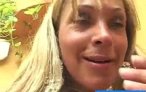 Titty blonde tgirl getting fucked