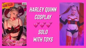 HARLEY loves HARLEY💕Ava Crush as Harley Quinn Cosplay-Solo Fuck