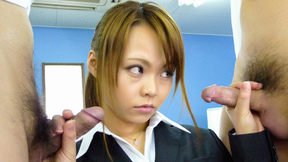 Japanese Prof Blows A Bunch Of Her Students