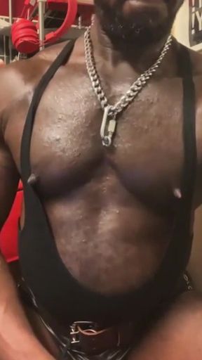 Sexy Leather and Tight Fitting Attired Smoking Scenes