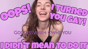 Oops I turned you GAY I didn't mean to do it Encouraged Gay Bisexual Encouragement Make Me Bi Fantasy