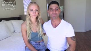 Ripped Euro Hunk Marcos Fucks His First American Blonde!