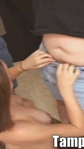 Pretty Teen Girl 19 SWALLOWS JIZZ of Nasty Chucko Cocks Gangbang DICKS UP HER CUTIE CUNT!   Clip 1