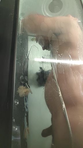 Me bathing
