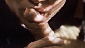 Young Curly Twink & Daddy: Gourmet Blowjob & Ejaculate