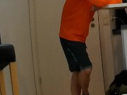 Doppelpenetration mit XXL großen Schwanz in deutschen Twink School College Boy mit Fist and Fuck