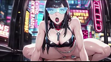 Raven Babe Gets Fucked In Cyberpunk