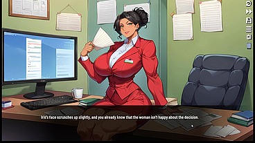 Futanari Muscle Growth World [ Femboy Hentai Game ] Ep.3 training our petite step sister in the living room !