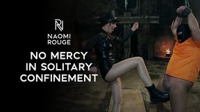 No Mercy in Solitary Confinement Ballbusting, CBT & Prison Roleplay kicking