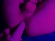 I PLAY WITH MY NEW TOY!!! 7 inch dildo in my butt