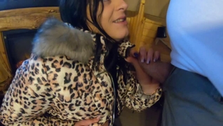 Milf MilfyCalla Gets A Load Of Cum On Puffy Jacket!-165