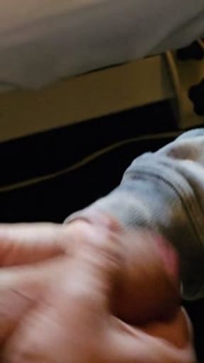 Cleaning Lady Sucks my cock bone dry