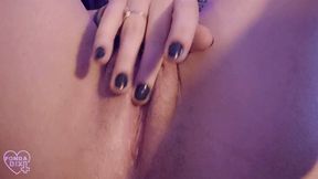 Hairy pussy teased to orgasm with toys [WMV - 1080p]