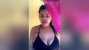 Red Bone - Thick Shows Nice Tits