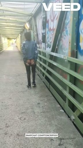 SOLO FEMALE OUTSIDE FLASHES ME AS I PASS BY