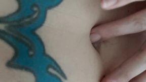 Belly button finger fucker