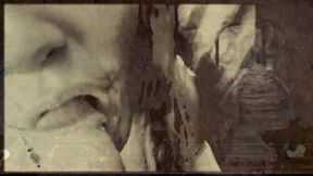 found footage vhs tape found in an old basement femcan troll stealing semen