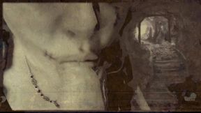 found footage vhs tape found in an old basement femcan troll stealing semen