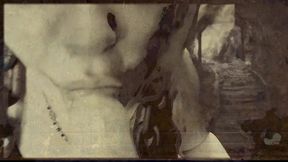 found footage vhs tape found in an old basement femcan troll stealing semen