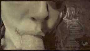 found footage vhs tape found in an old basement femcan troll stealing semen