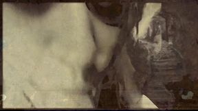 found footage vhs tape found in an old basement femcan troll stealing semen