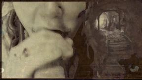 found footage vhs tape found in an old basement femcan troll stealing semen