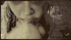 found footage vhs tape found in an old basement femcan troll stealing semen