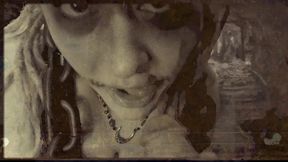 found footage vhs tape found in an old basement femcan troll stealing semen