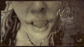 found footage vhs tape found in an old basement femcan troll stealing semen