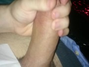 Long stroke for my big cock Cum at the final