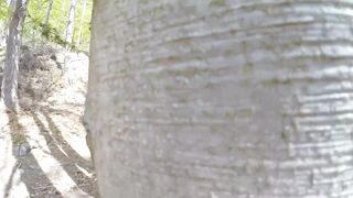 i was caught while i fucked with stranger into woods