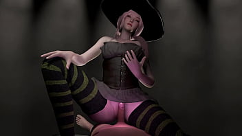 A Korean Witch'_s Lapdance (Halloween Riding)
