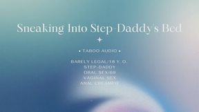 Sneaking Into Step-Daddy's Bed (AUDIO)