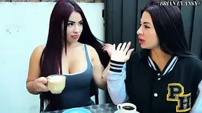 Bisexual Foursome with hot Colombian EXPERIENCED LADY and her step sister