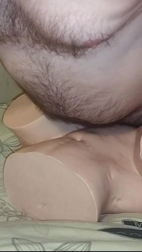 Short Sextoy Fuck and Cumshot