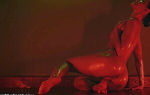 ULTRAFILMS Amazing girl Sybil showing us her excellent body and masturbating