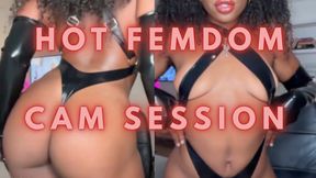 Hot FemDom Cam Session