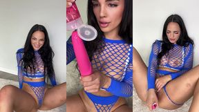 new lingerie and new toy -claudia bavel-