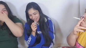 Smoking Queens Together.
